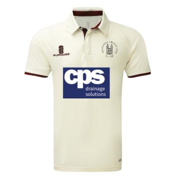Southwell CC - Ergo Short Sleeve Maroon Trim Shirt
