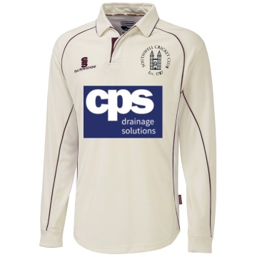Southwell CC - Premier Long Sleeve Maroon Trim Shirt