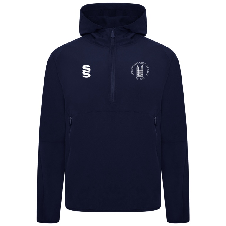 Dual Elite 1/4 Zip Hoody / Rain Jacket : Navy plain