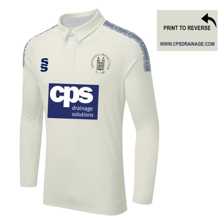 DUAL LONG SLEEVE CRICKET SHIRT (WOMENS)-Ivory