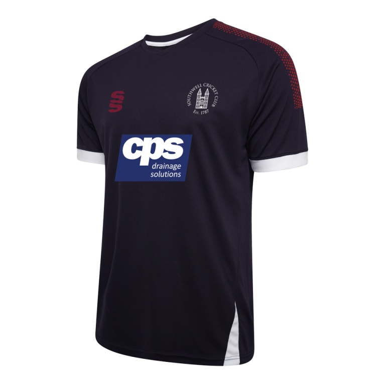 Southwell CC - Fuse Training Shirt : Navy / White